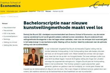Publicatie Erasmus Universiteit