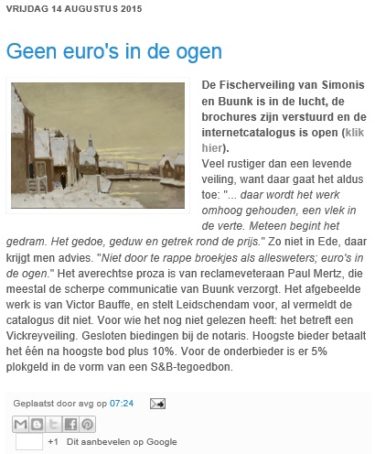 Veilingblog